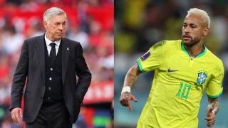 Carlo Ancelloti Neymar Brazylia