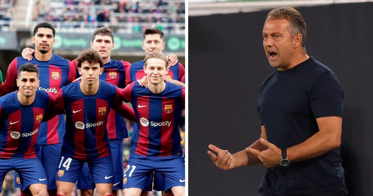 Hansi Flick Barcelona Collage